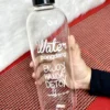 1000ml Big Borosilicate Glass Water Bottle (5) 1000ml Big Borosilicate Glass Water Bottle Heat Resistant Motivational Clear Bottle for Gym Office Daily Hydration π§ποΈββοΈπ₯€