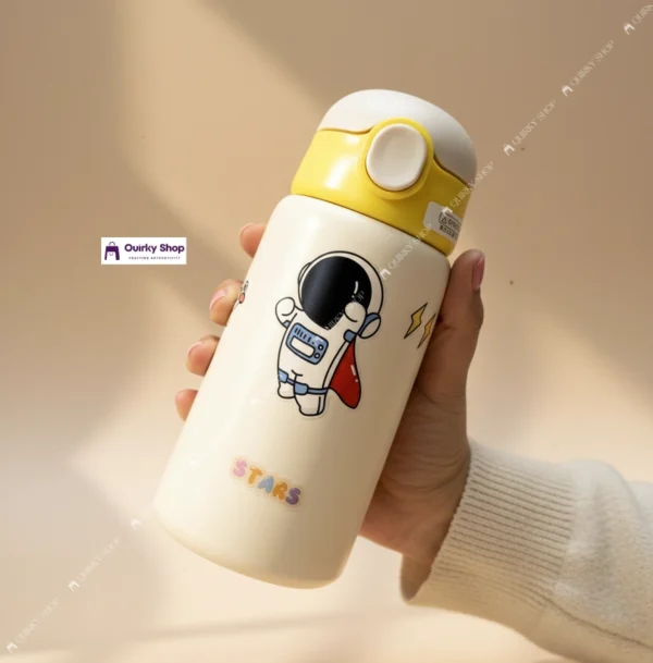 420ml Kids Stainless Steel Thermos Bottle (9) 420ml Kids Stainless Steel Thermos Bottle Double Wall Vacuum Insulated Water Cup With Straw For School & Travel ππ§π