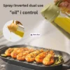 500ml Multifunctional 2-in-1 Premium Glass Oil Dispenser & Sprayer (2) 500ml 2-in-1 Premium Glass Oil Dispenser & Sprayer For Cooking, BBQ, Salad & Air Fryer π³πΏβ¨