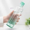 550ml Large Capacity Transparent Glass Bottle (1) 550ml Large Capacity Transparent Glass Bottle With Time Marker Cover For Water Juice Milk Gym & School Use π§ππ₯€