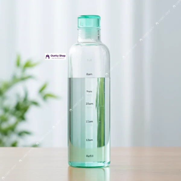 550ml Large Capacity Transparent Glass Bottle 550ml Large Capacity Transparent Glass Bottle With Time Marker Cover For Water Juice Milk Gym & School Use π§ππ₯€